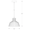 A8078-BK DOLIA LAMPA WISZĄCA CZARNY MAT/MATT BLACK