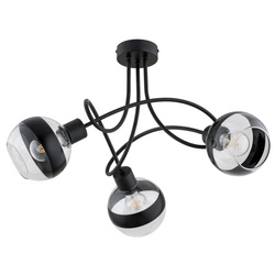Lampa sufitowa ALFA KARO 1 CZARNA 3xE27 58cm | 62467