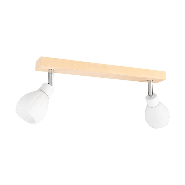 Lampa sufitowa Talea w zestawie 2xG9 LED 300lm 2700K 3W Drewno Brzozowe/Biały Metal/Białe Szkło 2026018020993