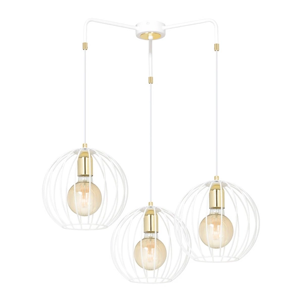 Lampa wisząca Emibig ALBIO 3 Biały 145/3