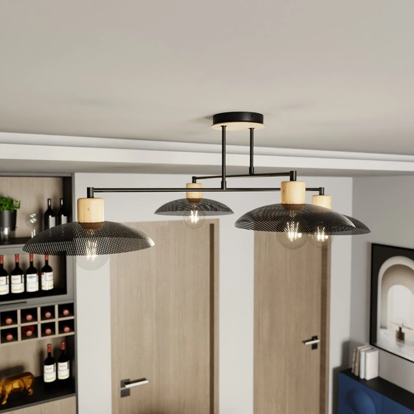 Lampa sufitowa Emibig KOBE 4 Czarny 1318/4