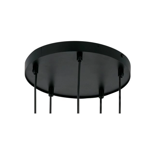 Nowoczesna lampa wisząca SOPEL LASER 5 czarny 33228