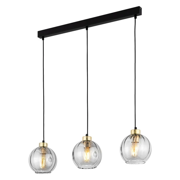 DEVI TRANSPARENT LAMPA WISZĄCA 3 PŁ LISTWA 4580