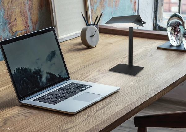 Lampa gabinetowa/biurkowa BANKIER 41-78339 czarna 1x40W E14