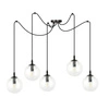 Lampa wisząca Emibig GIGI 5 BL TRANSPARENT 936/5