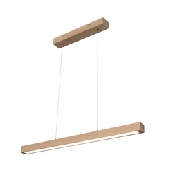 Smal Lampa Wisząca LED zintegrowany 22,5W Dąb Olejowany Ściemniacz Dotykowy 1509574