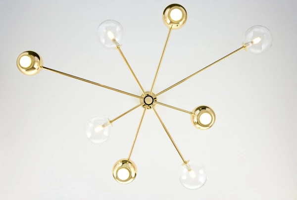 Nowoczesny Żyrandol MOKA wys. 47-69cm 4xG9 4xGU10
14W IP20 | Złoty