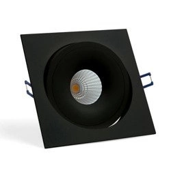 Oprawa wpuszczana STILLO SQ 8W ciepła 3000K czarny szer. 11cm