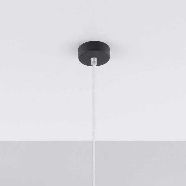 Lampa Wisząca GASPARE Czarna Stal, E27 60W, SL.0291