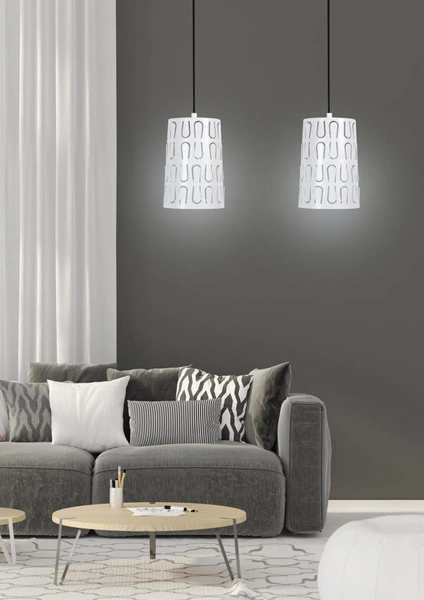 Lampa wisząca VISTA 32-64271 biała 2x60W E27