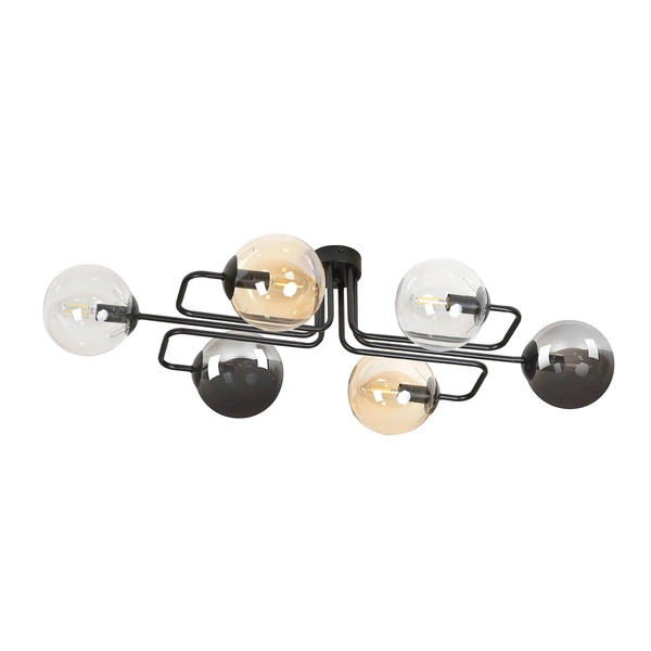 Lampa sufitowa Emibig BRENDI 6A BL MIX 1 834/6A1