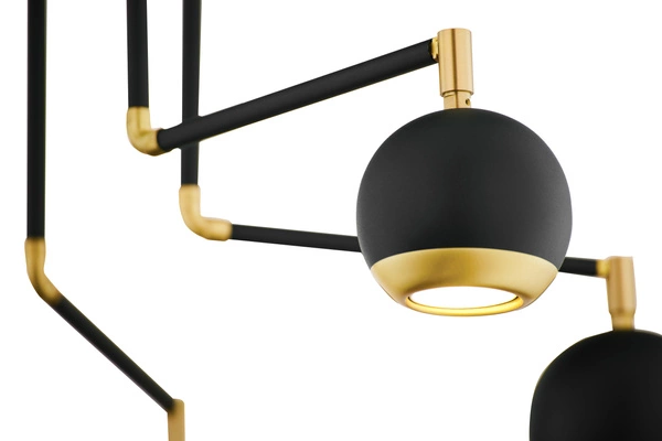 Nowoczesna Lampa sufitowa VILAR wys. 56cm 6xG10 14W IP20 | Złoty