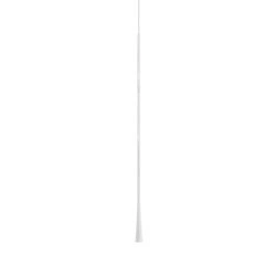 Lampa wisząca nowoczesna sopel IBRE 7W ciepła 3000K biały śr. 3,2cm