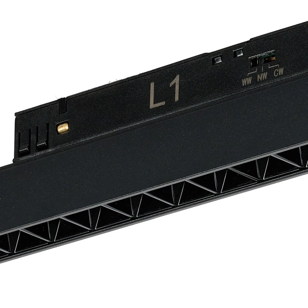 ALFA KIRA TRACK MAGNETIC 2LINE 24W CCT SWITCH DIM BK