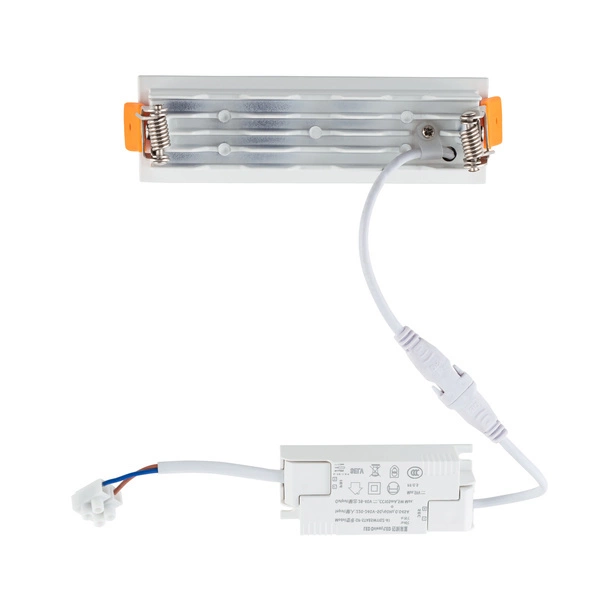 Oprawa sufitowa wpuszczana MINI LED WHITE 14,6cm 10W ciepła 3000K | biały 10042