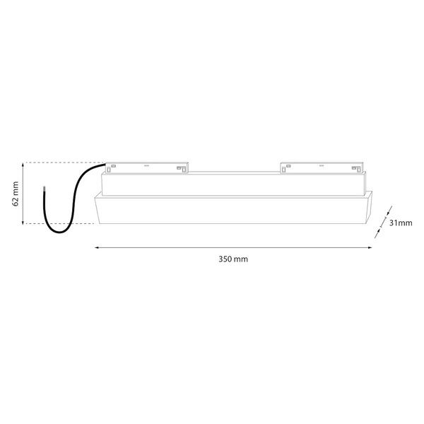 Zasilacz 200W magnetic track 10mm