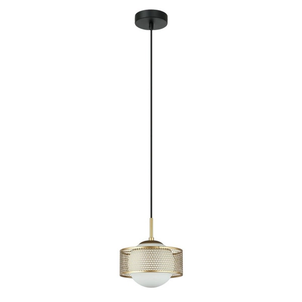 Lampa wisząca Lomica śr. 20cm E27 | czarny