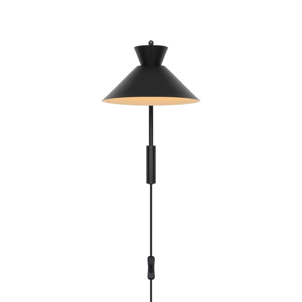 Kinkiet DIAL E27 40W Metal | Czarny