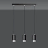 Lampa wisząca Emibig FUMIKO 3 BL/CHROME 816/3