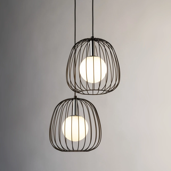 Lampa Sigma BELL 2 czarny/srebrny 40724