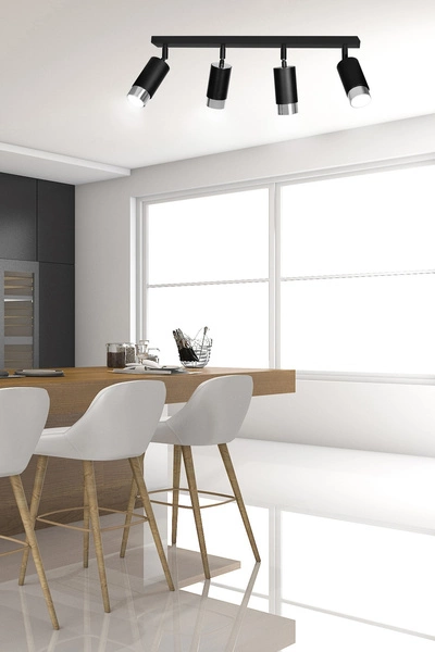 Lampa sufitowa Emibig HIRO 4 BL/CHROME 964/4