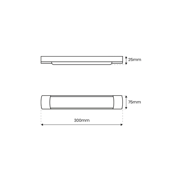 Listwa LED Batten 9W 30cm 4000K