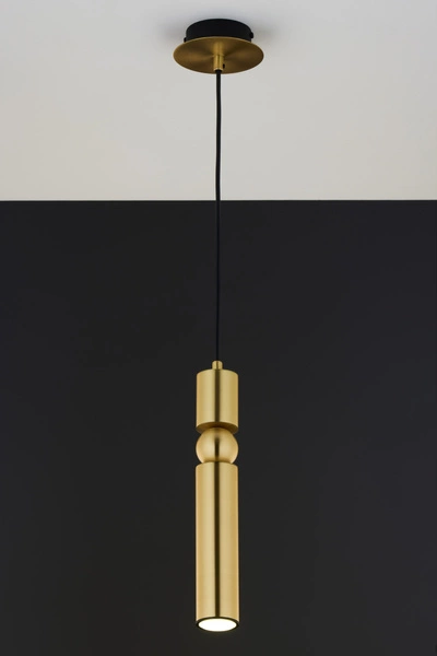 Nowoczesna Lampa wisząca ALAS wys. 120cm 1xG10 14W IP20 | Złoty