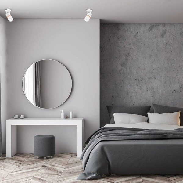 Kinkiet nowoczesny reflektorek spot VIDAR biały