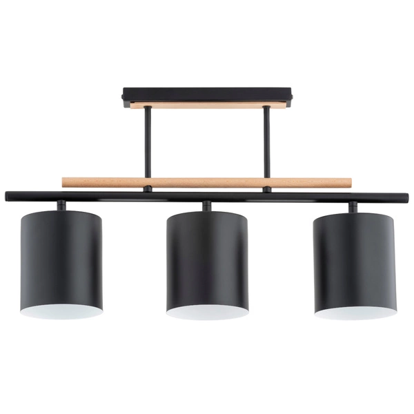 Lampa sufitowa ALFA ARCZI CZARNA 3xE27 61cm | 62397