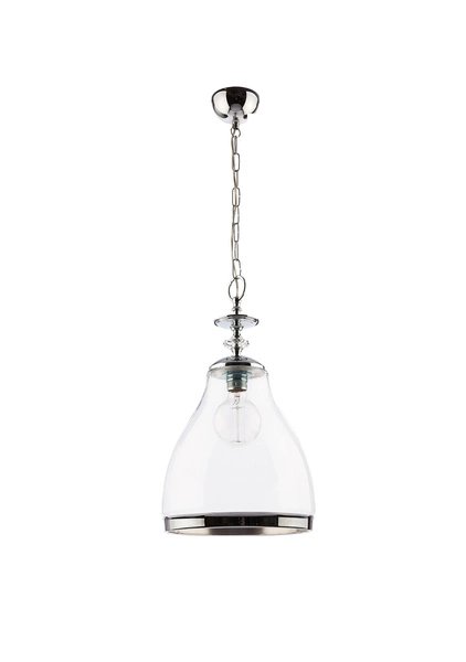 Nowoczesna Lampa wisząca ISLA wys. 80cm 1xE27 15W IP20 | Chrom