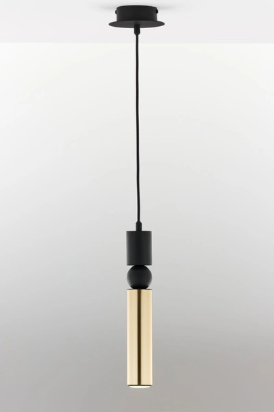 Nowoczesna Lampa wisząca ALAS wys. 120cm 1xG10 14W IP20 | Złoty