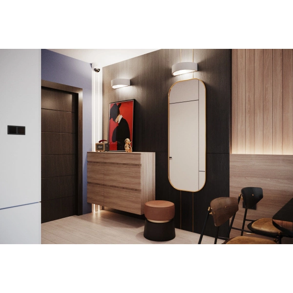 Kinkiet ceramiczny ATENA SL.0873 szary 1xE27