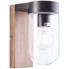 Lampa ścienna Cabar Brilliant 1 1x40W E27 Metal/Szkło Drewno
