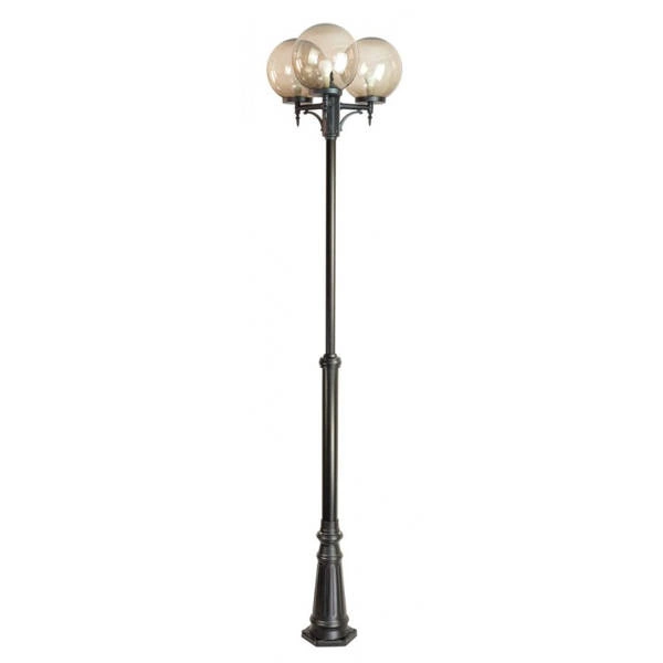Lampa masztowa KULE CLASSIC OGMWN 3 300 latarnia 2-3metry IP43 | czarna
