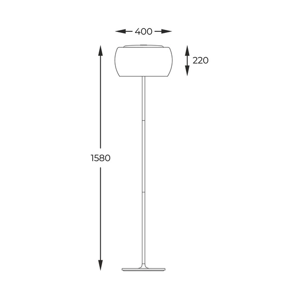 Ekskluzywna lampa podłogowa CRYSTAL szklana 4x G9 42W | przydymiane szkło