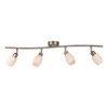 Lampa sufitowa Clea w zestawie 4xG9 Max.28W Patyna Metal/Szkło w kolorze ecru 2213411
