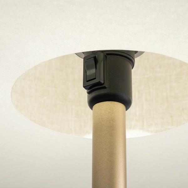 Lampa podłogowa SANTANA E27 wys.163cm szer.46cm kabel200cm | Kremowy 11656