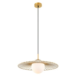 Lampa wisząca SALLY śr. 11cm E27 | złoty/biały