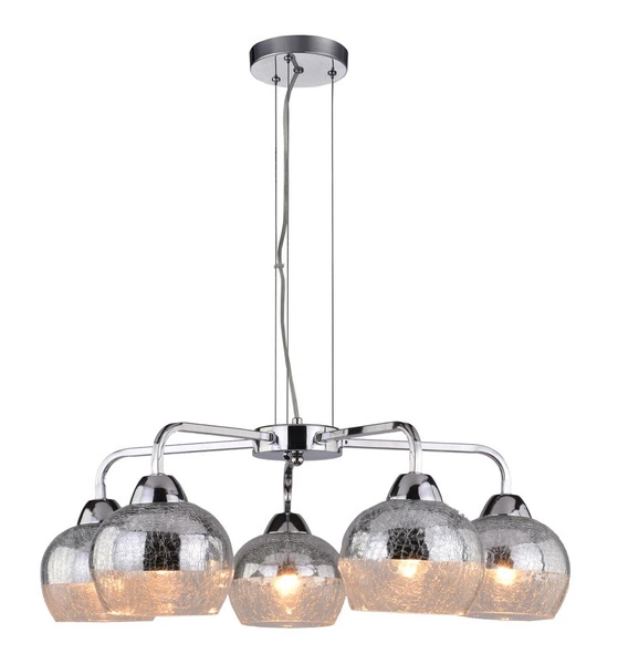 Lampa wisząca CROMINA 35-56375 chrom 5x60W E27