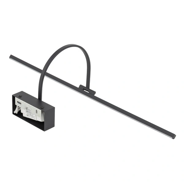 Kinkiet ARTLINE LED 11958 3000K 6W 410lm CRI80 szer. 59cm | czarny