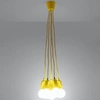 Lampa Wisząca DIEGO 5, PCV Żółta, E27 5 x 60W, SL.0580