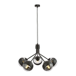 Lampa wisząca Emibig NOVA 5 Czarny/STRIPE 1139/5