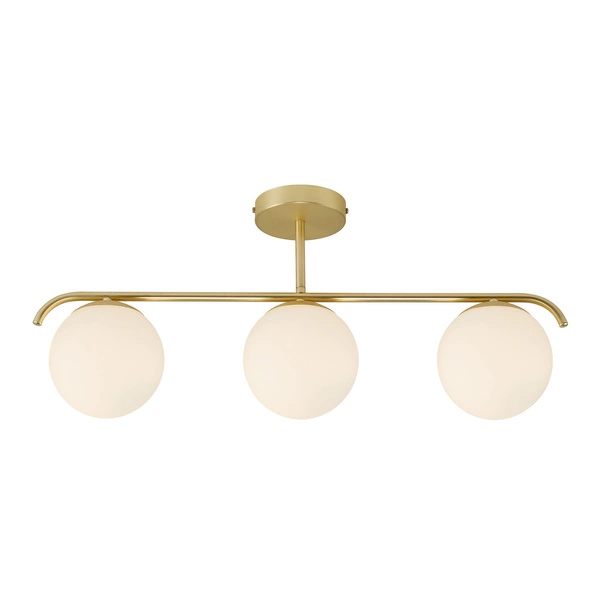 Lampa wisząca GRANT E14 25W Szkło | Mosiądz