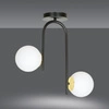 Lampa sufitowa Emibig RAGNAR 2 Czarny GOLD 1032/2