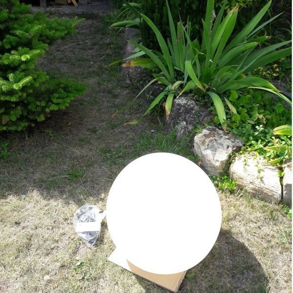 Świecąca kula ogrodowa CUMULUS M śr. 45cm 6977