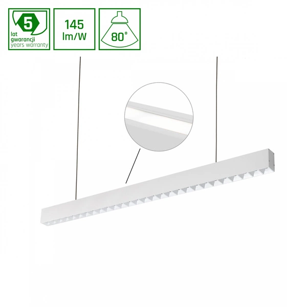 ALLDAY INSPIRE TWO SIDES DARK LIGHT 80st BIAŁY 840 63W 230V 1680mm BIAŁY