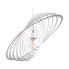 Lampa wisząca Planet 1xE27 maks. 60W chromowany metal/biały metal/biały kabel PVC 1873102