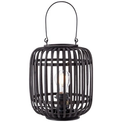 Lampa stojąca Brilliant Woodrow 1x60W E27 Drewno Bambus/Metal