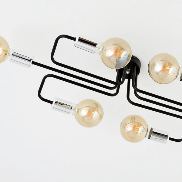 Lampa sufitowa Emibig VEKEN 6A SILVER 1174/6A