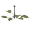 Lampa sufitowa Emibig LOTUS 6 BL GREEN 1461/6